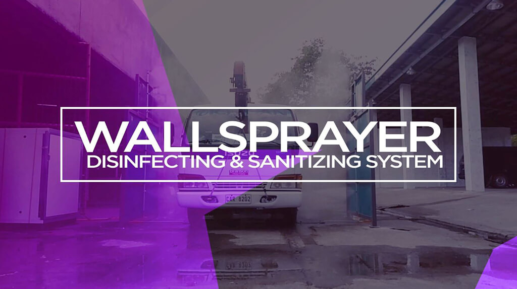 wall sprayer disinfecting & sanitizing system